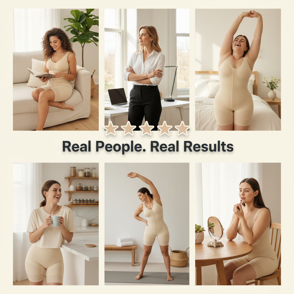 Double Compression Tummy Control Shapewear with Bra Faja Bust Wrap Sleeveless Tuck Mid-Length Girdle Buttocks Lift Daily Wear